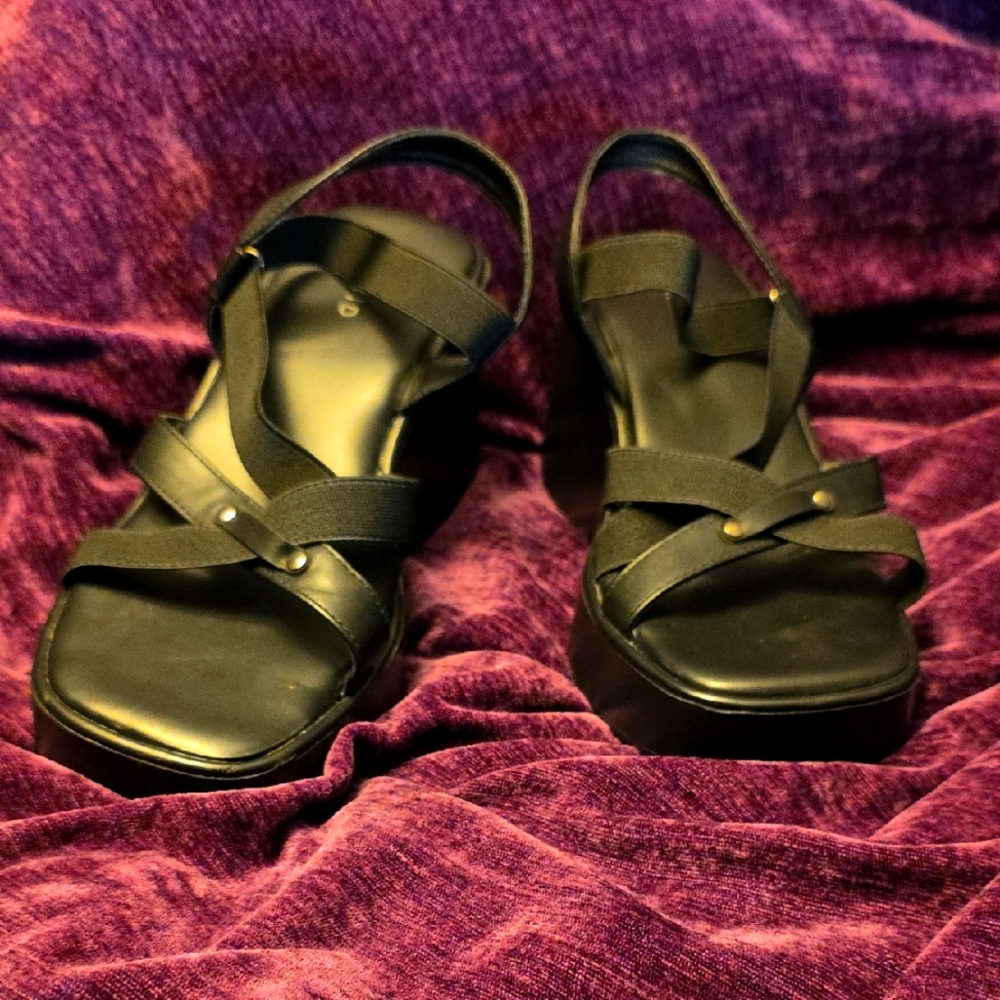Strappy Studded Platform Sandal